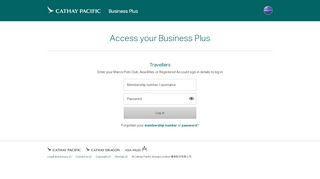 
                            3. Login | Traveller | AE - Cathay Pacific Business Plus