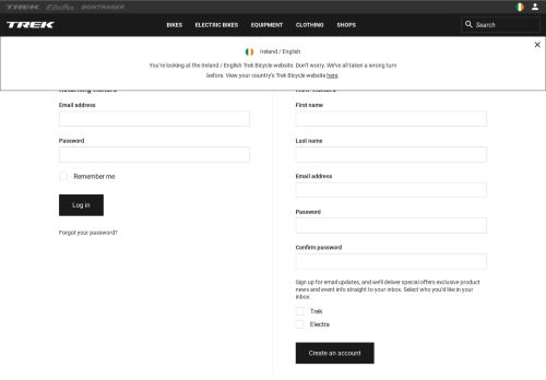
                            1. Login | Trek Bikes (IE)