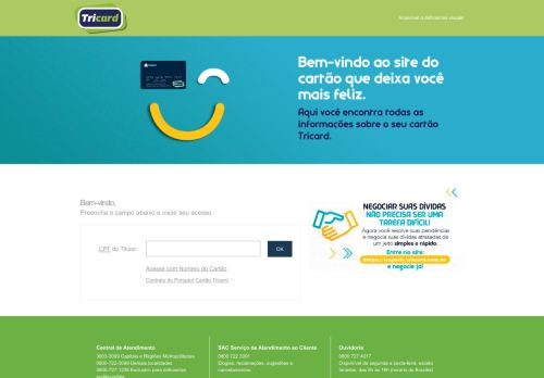 
                            1. Login — Tricard - Você mais feliz!