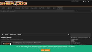 
                            8. login troubles | Sherdog Forums | UFC, MMA & Boxing Discussion
