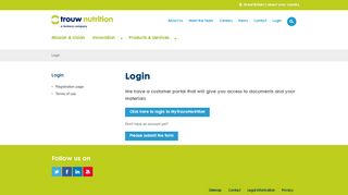 
                            5. Login - Trouw Nutrition GB