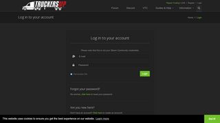 
                            8. Login - TruckersMP