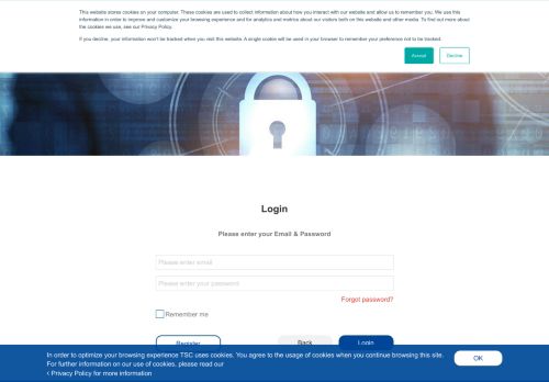 
                            2. Login - TSC