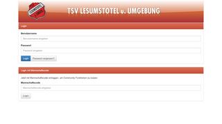
                            8. Login | TSV Lesumstotel