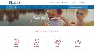 
                            6. Login - Tufts Health Plan