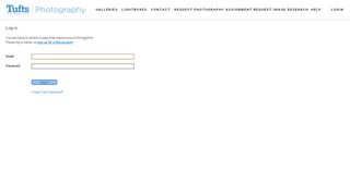 
                            10. Login | Tufts University Photography