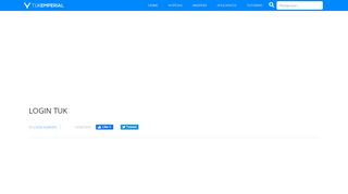 
                            2. Login Tuk | TukEmperial - Dicas e Notícias do mundo da Tecnologia!