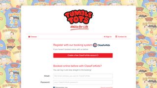 
                            7. Login | Tumble Tots | Powered by ClassForKids