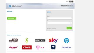 
                            10. Login - TÜV Rheinland - corporate benefits