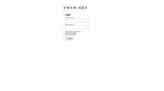 
                            3. Login - Twin Set