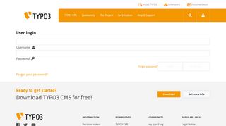 
                            10. Login - typo3.org