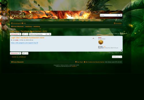 
                            7. Login über Facebook funktioniert nicht - Drachenblut2