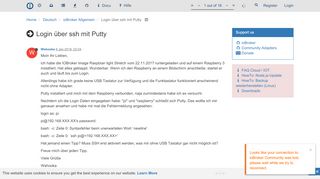 
                            10. Login über ssh mit Putty - ioBroker Community Home