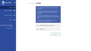 
                            9. Login - UBPO AGH – System Uczelniana Baza Przedmiotów ...