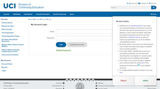 
                            4. Login - UCI Division of Continuing Education