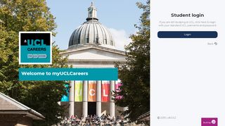 
                            8. Login - UCL Careers