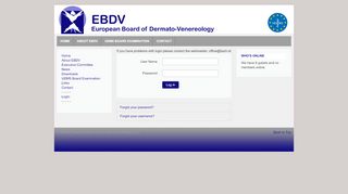 
                            13. Login - UEMS-EBDV European Board of Dermato-Venereology