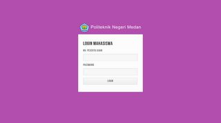 
                            4. Login - Ujian Masuk Politeknik Negeri Medan