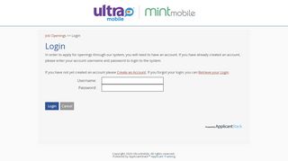 
                            7. Login - Ultra Mobile