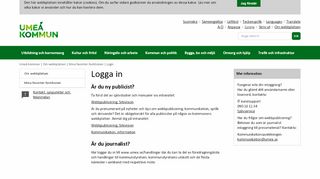 
                            2. Login - Umeå kommun