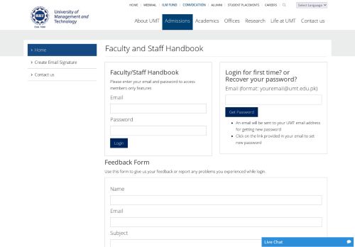 
                            2. login - UMT