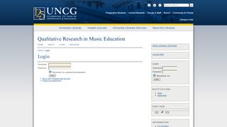
                            5. Login - UNCG Hosted Online Journals
