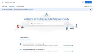 
                            7. Login und andere Konto-Probleme - Google Advertiser Community