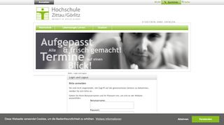 
                            1. Login und Logout - Hochschule Zittau/Görlitz