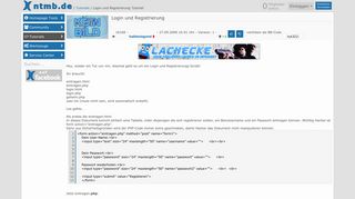 
                            11. Login und Registrierung Tutorial - Kostenlose Homepage Tools für ...