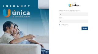 
                            11. Login – Unica – Intranet Corporativa - Unica Ar Condicionado