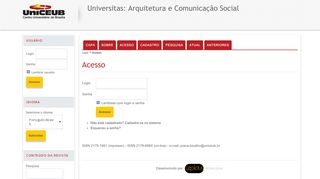 
                            6. Login - UniCEUB