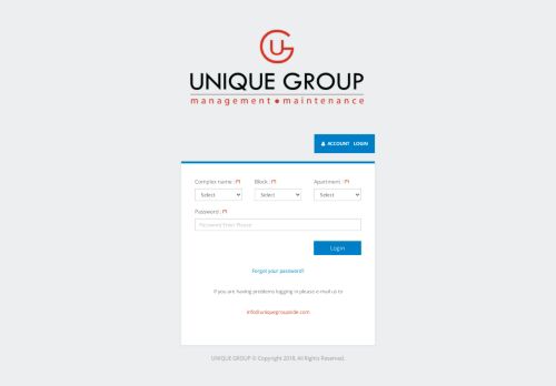 
                            11. Login - UNIQUE GROUP - Unique Group Side