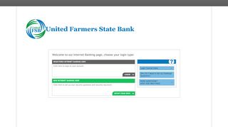 
                            12. Login - United Farmers State Bank Internet Banking