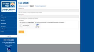 
                            8. Login - United Way of Northern Shenandoah Valley