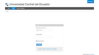 
                            1. login - Universidad Central del Ecuador