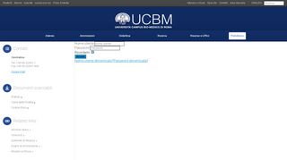 
                            5. Login - Università Campus Bio-Medico