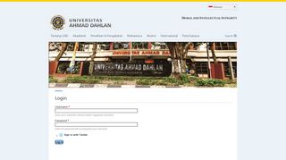 
                            1. Login | Universitas Ahmad Dahlan Yogyakarta