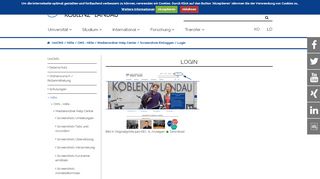 
                            4. Login — Universität Koblenz · Landau