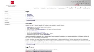 
                            6. Login | Universitätsbibliothek - UB Mainz