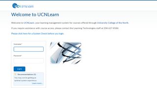 
                            8. Login - University College of the North