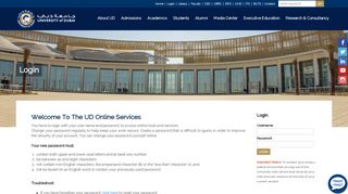 
                            9. Login - University of Dubai