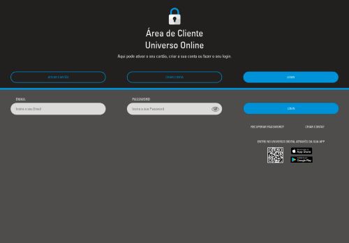 
                            5. Login - UNIVERSO Wallet