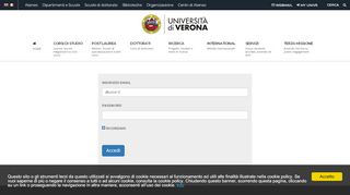 
                            2. Login - univr.it