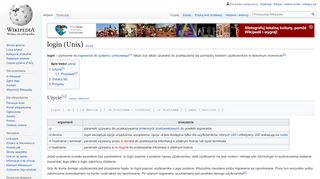 
                            11. login (Unix) – Wikipedia, wolna encyklopedia
