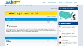 
                            8. Login Unsuccessful - Parent Community and Forum