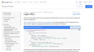 
                            3. Login URLs | App Engine standard environment for Python | Google ...