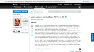 
                            2. Login usando control login ASP.net 4.0 - MSDN - Microsoft