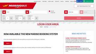 
                            5. Login User Area - MarinoBus