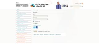 
                            6. Login / User - Educational Leaders