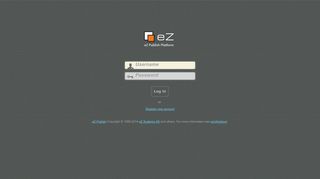 
                            3. Login / User - eZ Publish Platform, CXM & CMS